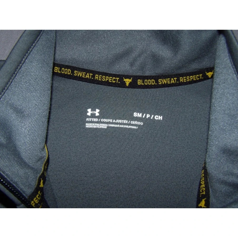 Under Armour Project Rock Zip-Up Athletic Track Jacket Men's Small